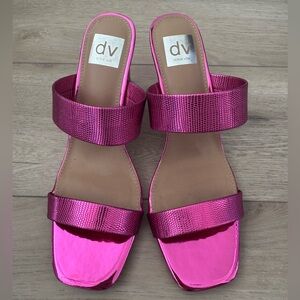 DV by Dolce Vita Fuchsia Heeled Sandals